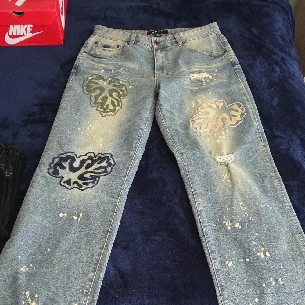 Akoo Light Blue Denim Jeans